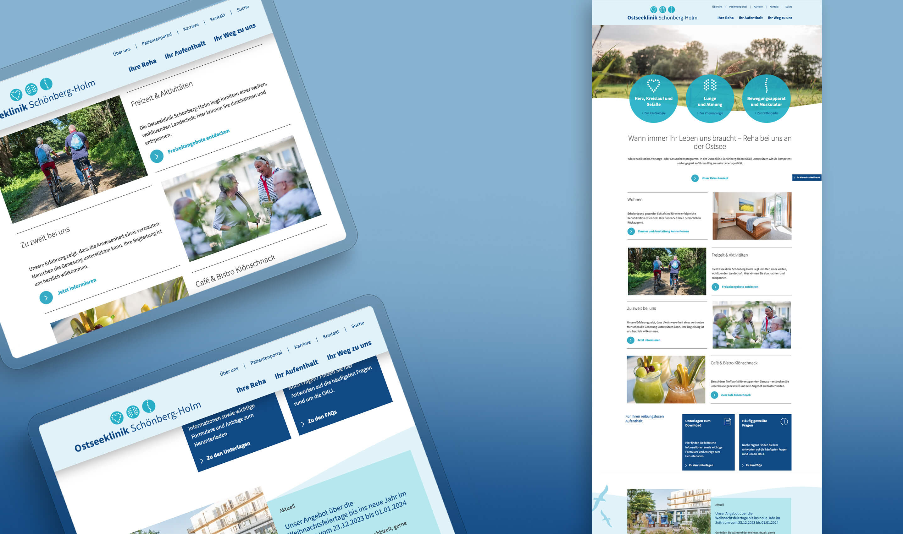 Krankenhaus Website