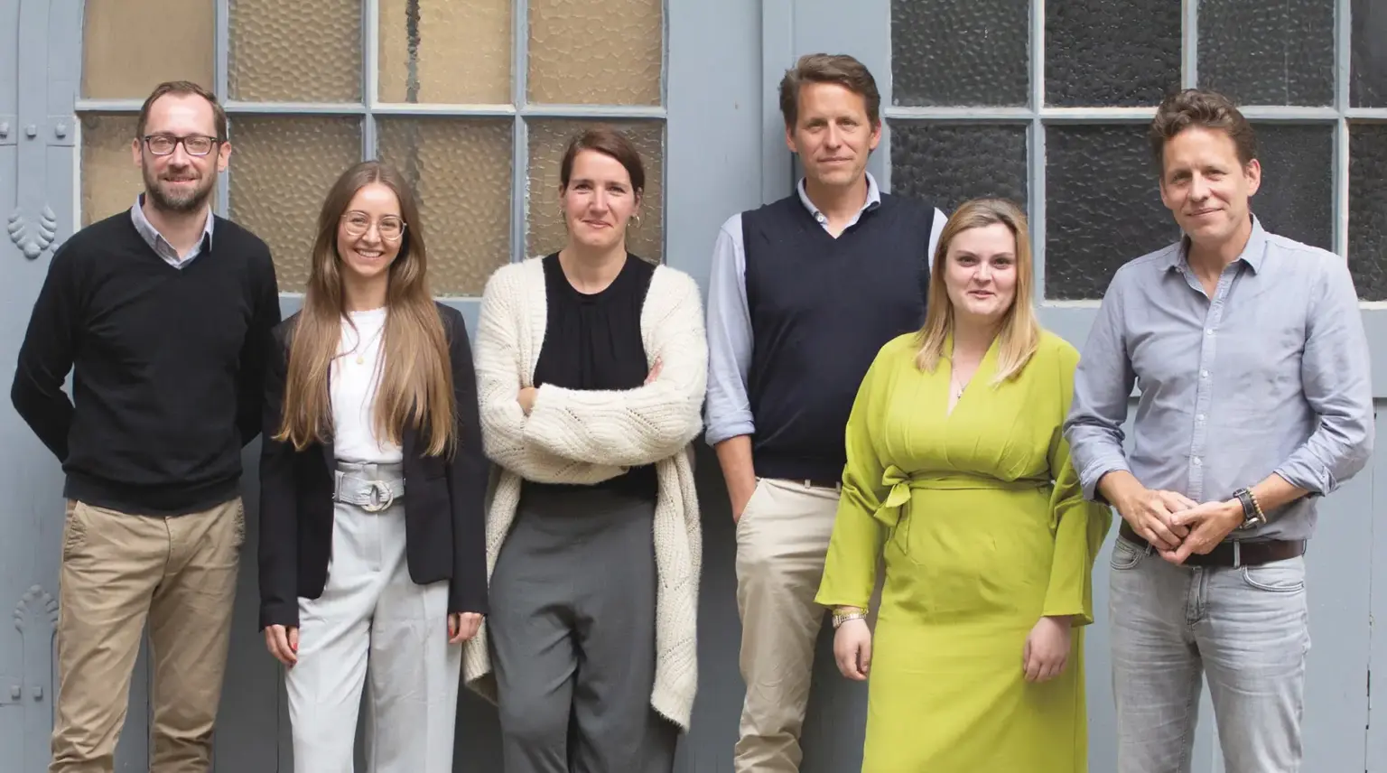 Newsletter: post-merger-branding warum und wie? Gruppenfoto Projektteam