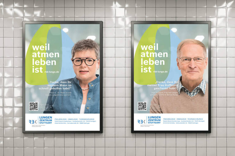 Kampagne RBK Lungenzentrum Stuttgart