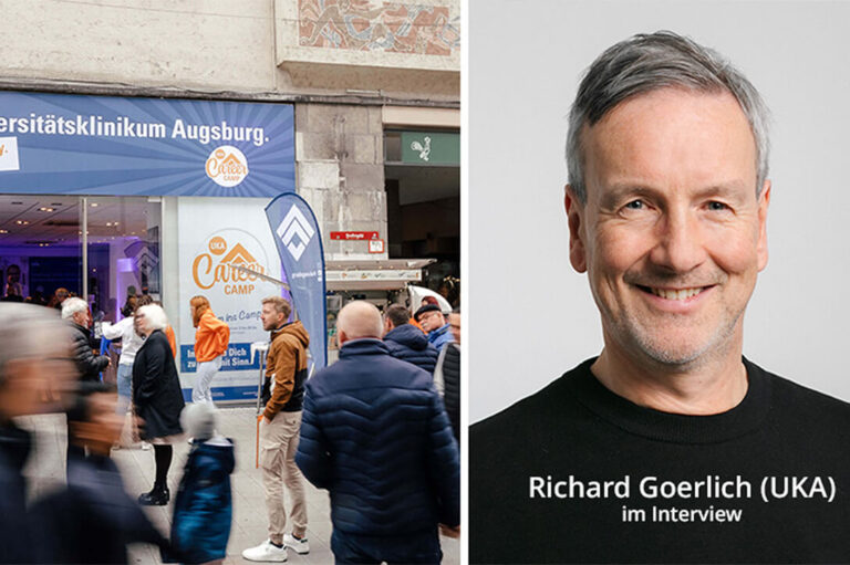 Die Klinik als Pop-up-Store – Recruiting in der Fußgängerzone