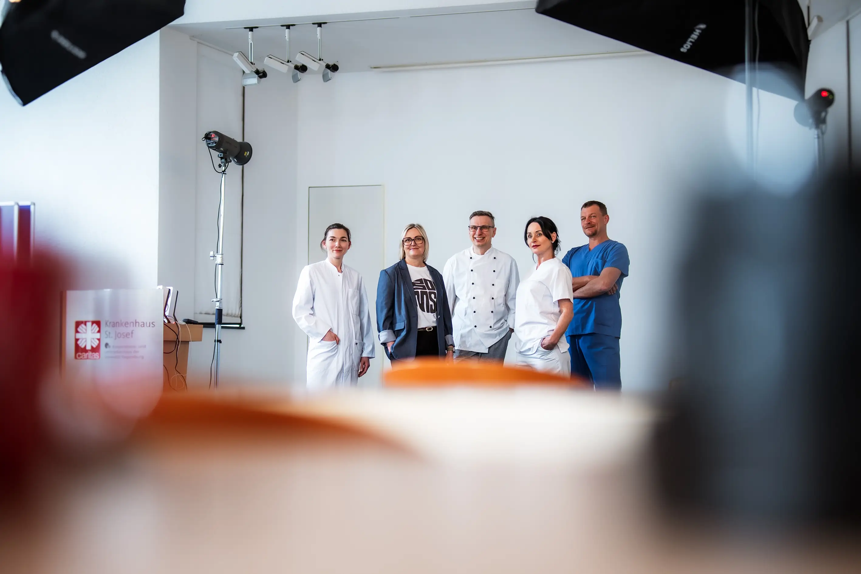 Referenzprojekt Caritas-Krankenhaus St. Josef Jubiläumskampagne Fotoshooting Teaser