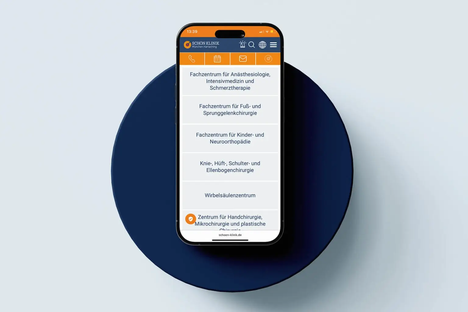 Referenzprojekt Schön Klinik Gruppe Relaunch Corporate Webseite